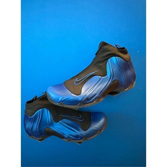 Nike Air Flight Systems Foam Positive Technology  Dark Neon A09378-500 Men 9.5 - Picture 3 of 7